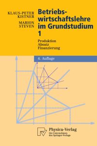 Book Cover for Betriebswirtschaftslehre Im Grundstudium by KlausPeter Kistner, Marion Steven