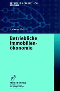 Book Cover for Betriebliche Immobilienökonomie by Andreas Pfnür