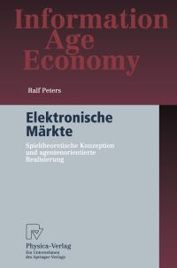 Book Cover for Elektronische Märkte by Ralf Peters