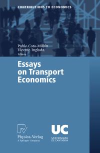 Book Cover for Essays on Transport Economics by Pablo CotoMillán, Vicente Inglada