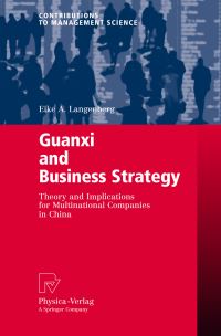 Book Cover for Guanxi and Business Strategy by Eike A Langenberg