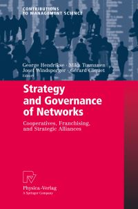 Book Cover for Strategy and Governance of Networks by George Hendrikse