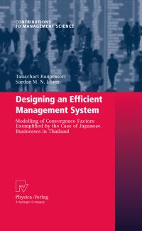 Book Cover for Designing an Efficient Management System by Tanachart Raoprasert, Sardar M N Islam