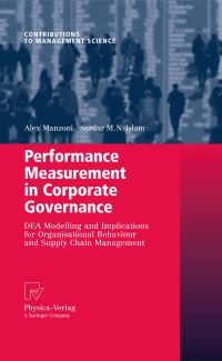 Book Cover for Performance Measurement in Corporate Governance by Alex Manzoni, Sardar M N Islam