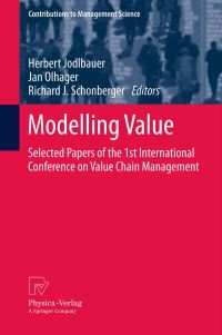 Book Cover for Modelling Value by Herbert Jodlbauer, Jan Olhager, Richard J Schonberger