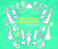 Book Cover for Fab Fashion Coloring Book by Prestel Publishing