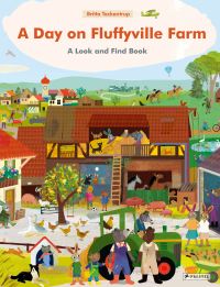 Book Cover for A Day on Fluffyville Farm by Britta Teckentrup
