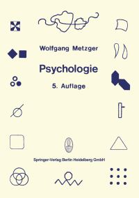 Book Cover for Psychologie by Wolfgang Metzger