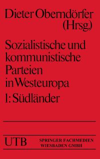 Book Cover for Sozialistische Und Kommunistische Parteien in Westeuropa by Dieter Oberndörfer
