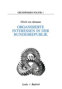 Book Cover for Organisierte Interessen in Der Bundesrepublik by Ulrich von Alemann
