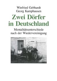 Book Cover for Zwei Dörfer in Deutschland by Georg Kamphausen
