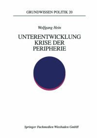 Book Cover for Unterentwicklung — Krise Der Peripherie by Wolfgang Hein