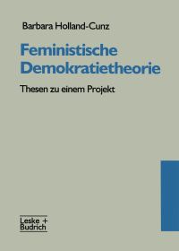 Book Cover for Feministische Demokratietheorie by Barbara HollandCunz