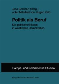 Book Cover for Politik Als Beruf by Jens Borchert
