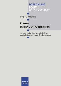 Book Cover for Frauen in Der DDR-Opposition by Ingrid Miethe