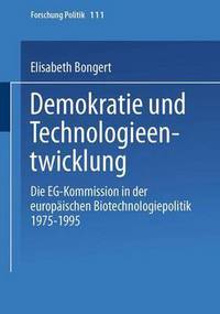 Book Cover for Demokratie Und Technologieentwicklung by Elisabeth Dr Bongert