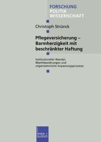 Book Cover for Pflegeversicherung — Barmherzigkeit Mit Beschränkter Haftung by Christoph Strünck