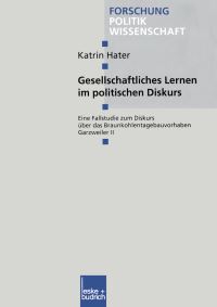 Book Cover for Gesellschaftliches Lernen Im Politischen Diskurs by Katrin Hater