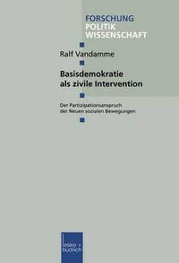 Book Cover for Basisdemokratie Als Zivile Intervention by Ralf Vandamme