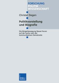 Book Cover for Politikvorstellung Und Biografie by Christel Degen