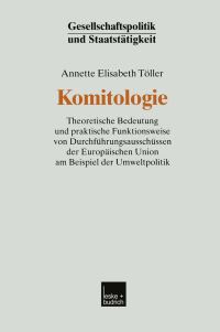 Book Cover for Komitologie by Annette Elisabeth Töller
