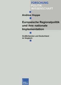 Book Cover for Europäische Regionalpolitik Und Ihre Nationale Implementation by Andrea Hoppe