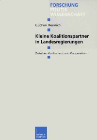 Book Cover for Kleine Koalitionspartner in Landesregierungen by Gudrun Heinrich