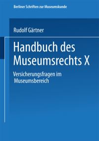 Book Cover for Handbuch Des Museumsrechts X by Rudolf Gärtner