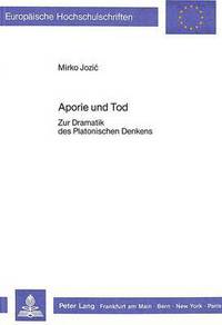 Book Cover for Aporie Und Tod by Mirko Jozic