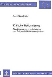 Book Cover for Kritischer Rationalismus by Rudolf Langthaler