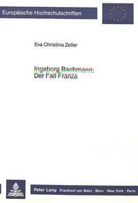 Book Cover for Ingeborg Bachmann by Eva Christina Zeller