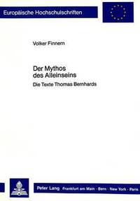 Book Cover for Der Mythos Des Alleinseins by Volker Finnern