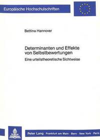 Book Cover for Determinanten Und Effekte Von Selbstbewertungen by Bettina Hannover