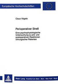 Book Cover for Perioperativer Stress by Claus Vögele