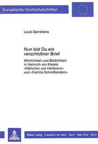 Book Cover for Nun Bist Du Ein Verschlossner Brief by Louis Gerrekens