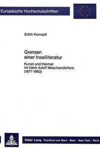 Book Cover for Grenzen Einer Inselliteratur by Edith Konradt
