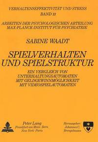 Book Cover for Spielverhalten Und Spielstruktur by Sabine Waadt