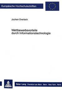 Book Cover for Wettbewerbsvorteile Durch Informationstechnologie by Jochen Overlack