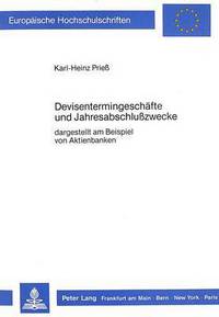 Book Cover for Devisentermingeschafte Und Jahresabschlusszwecke by Karl-Heinz Priess