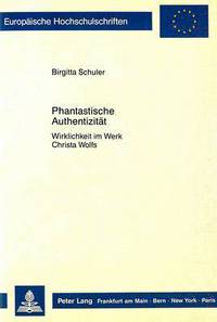 Book Cover for Phantastische Authentizitat by Birgitta Schuler
