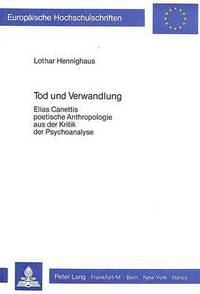 Book Cover for Tod Und Verwandlung by Lothar Hennighaus