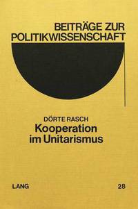 Book Cover for Kooperation Im Unitarismus by Dörte Rasch