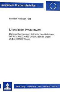 Book Cover for Literarische Produktivitat by Wilhelm Heinrich Pott