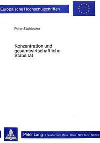 Book Cover for Konzentration Und Gesamtwirtschaftliche Stabilitat by Peter Stahlecker