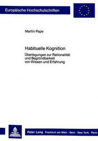 Book Cover for Habituelle Kognition by Martin Pape