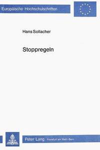 Book Cover for Stoppregeln by Hans Sollacher
