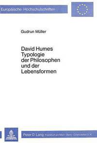 Book Cover for David Humes Typologie Der Philosophen Und Der Lebensformen by Gudrun Müller