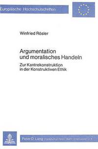 Book Cover for Argumentation Und Moralisches Handeln by Winfried Rösler