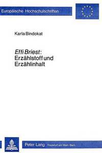 Book Cover for Effi Briest by Karla Bindokat