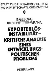 Book Cover for Exporterlosinstabilitat by Ingeborg KiesewetterWrana